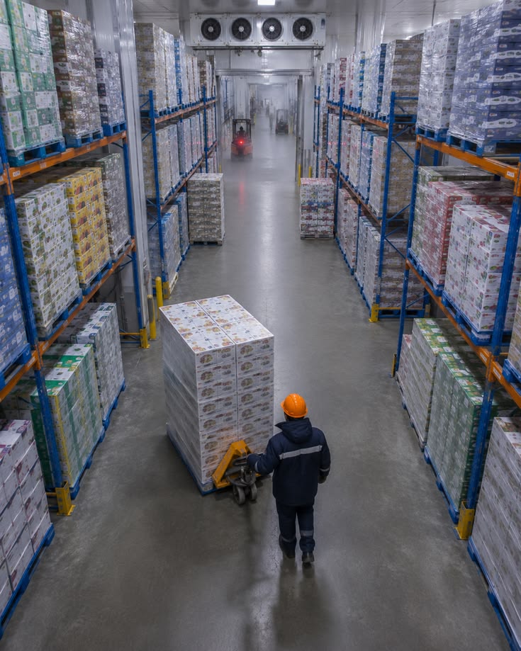 cold storage warehouse operations in uae pallet storage & cold logistics