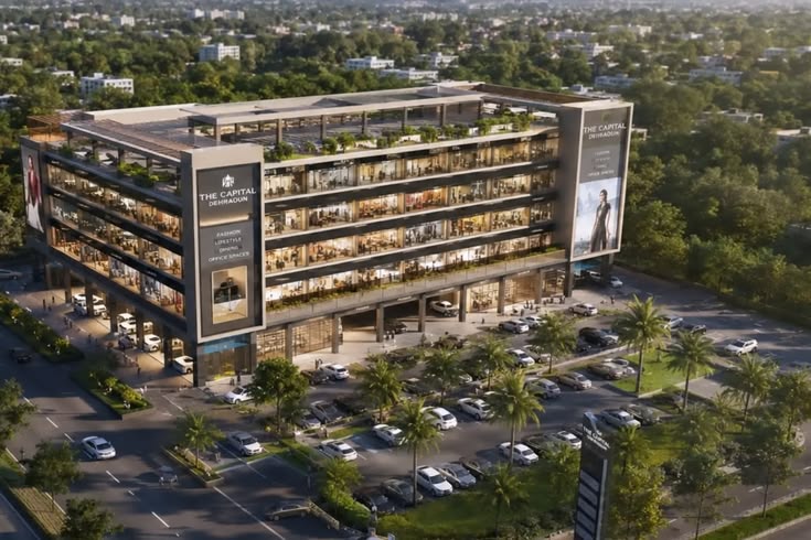 conceptual commercial complex design in…