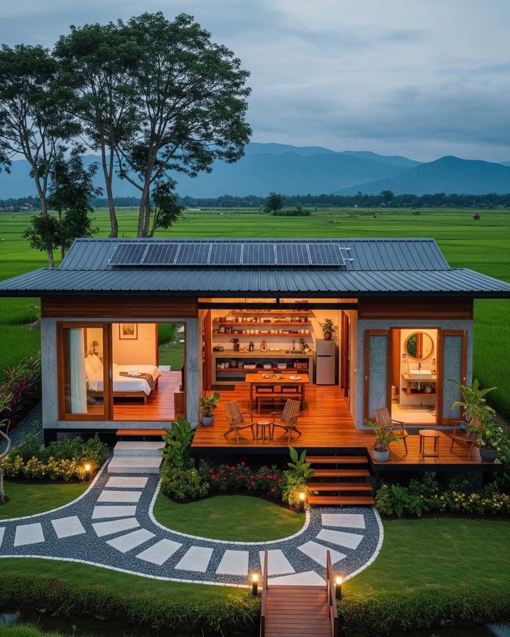 my แบบบ้านหลังกะทัดรัดน่าอยู่ 🏠🌿🌾 ขนาด 1 ห้องนอน 1 ห้องน้ำ 1 ห้องครัว facebook