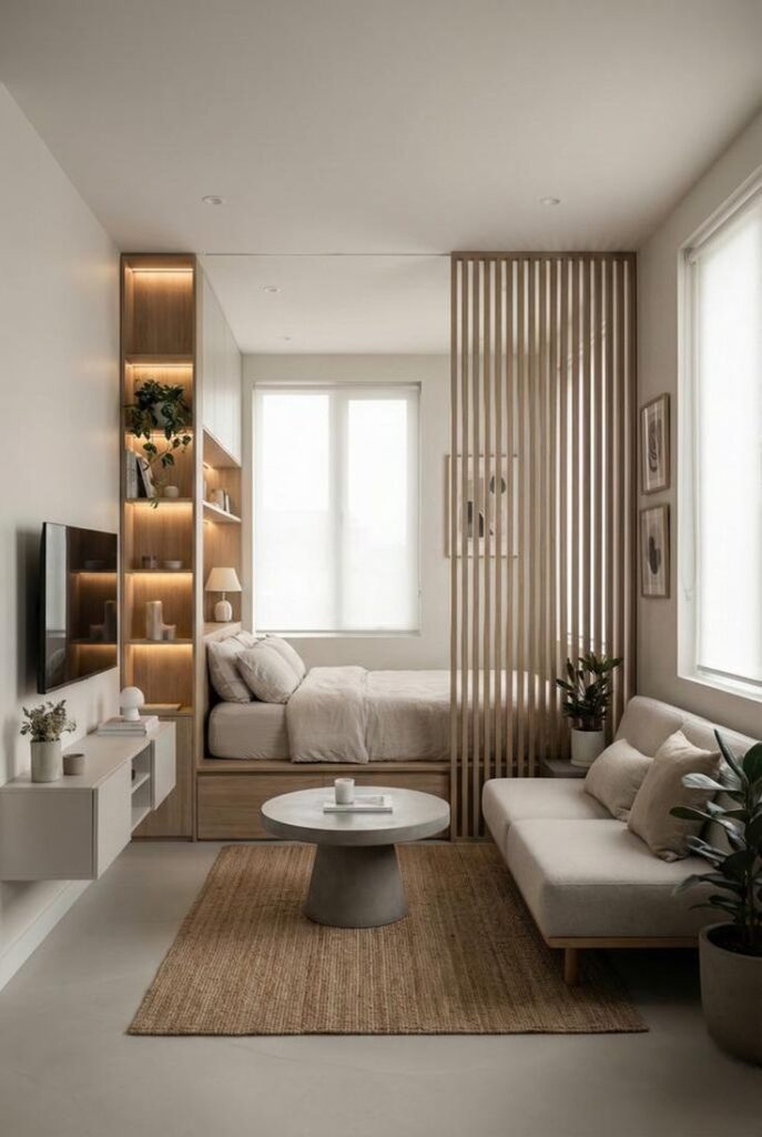 small studio apartment design inspiration